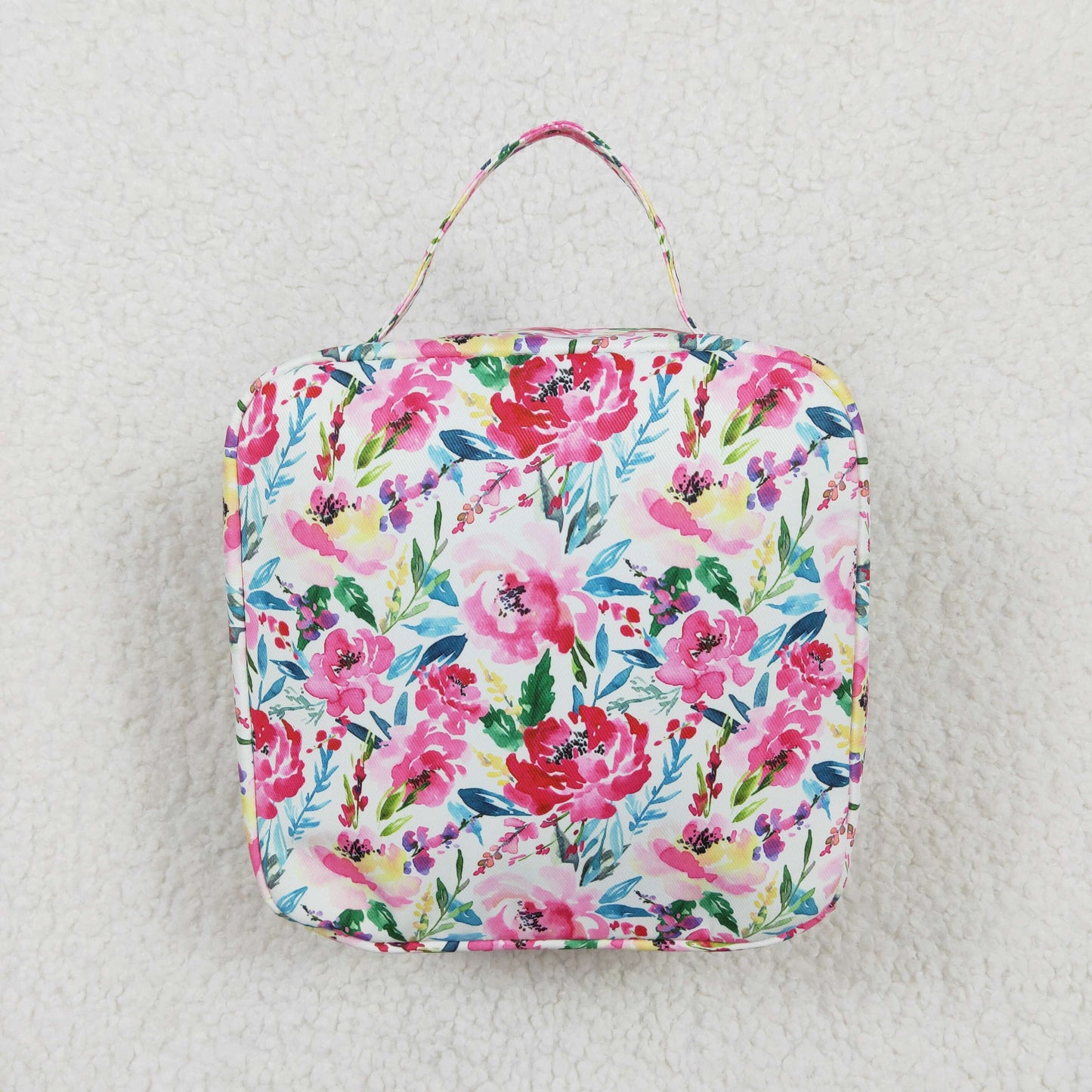 purple flowers bow pattern Lunch Box