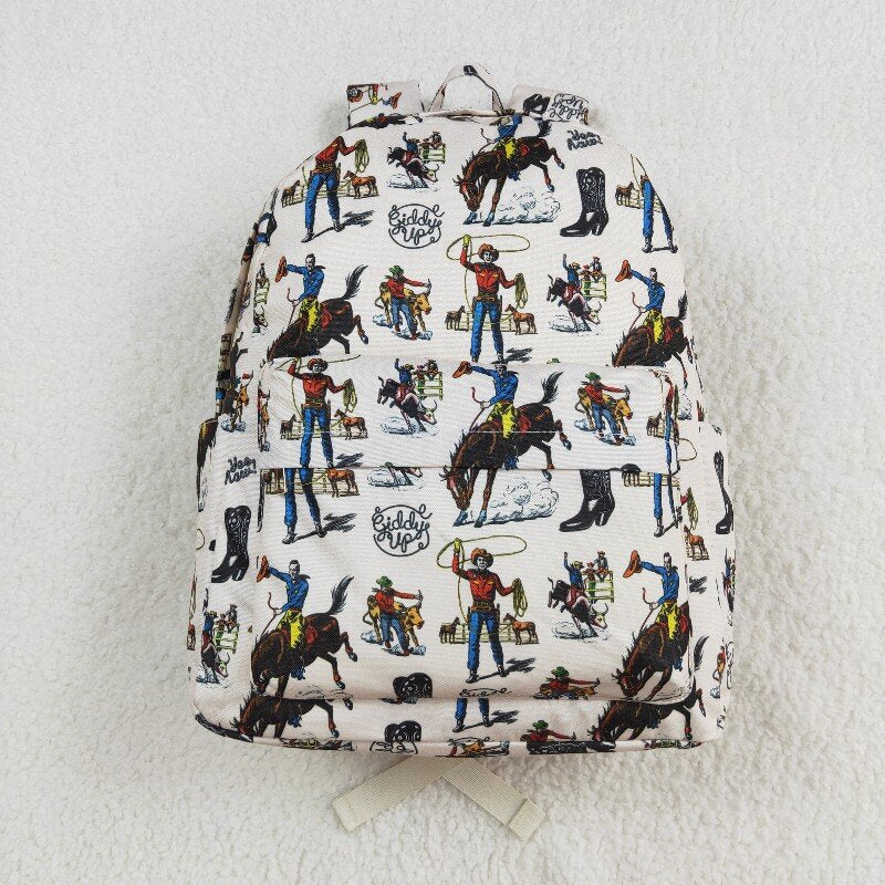 western cowboy kids backpack (US warehouse)