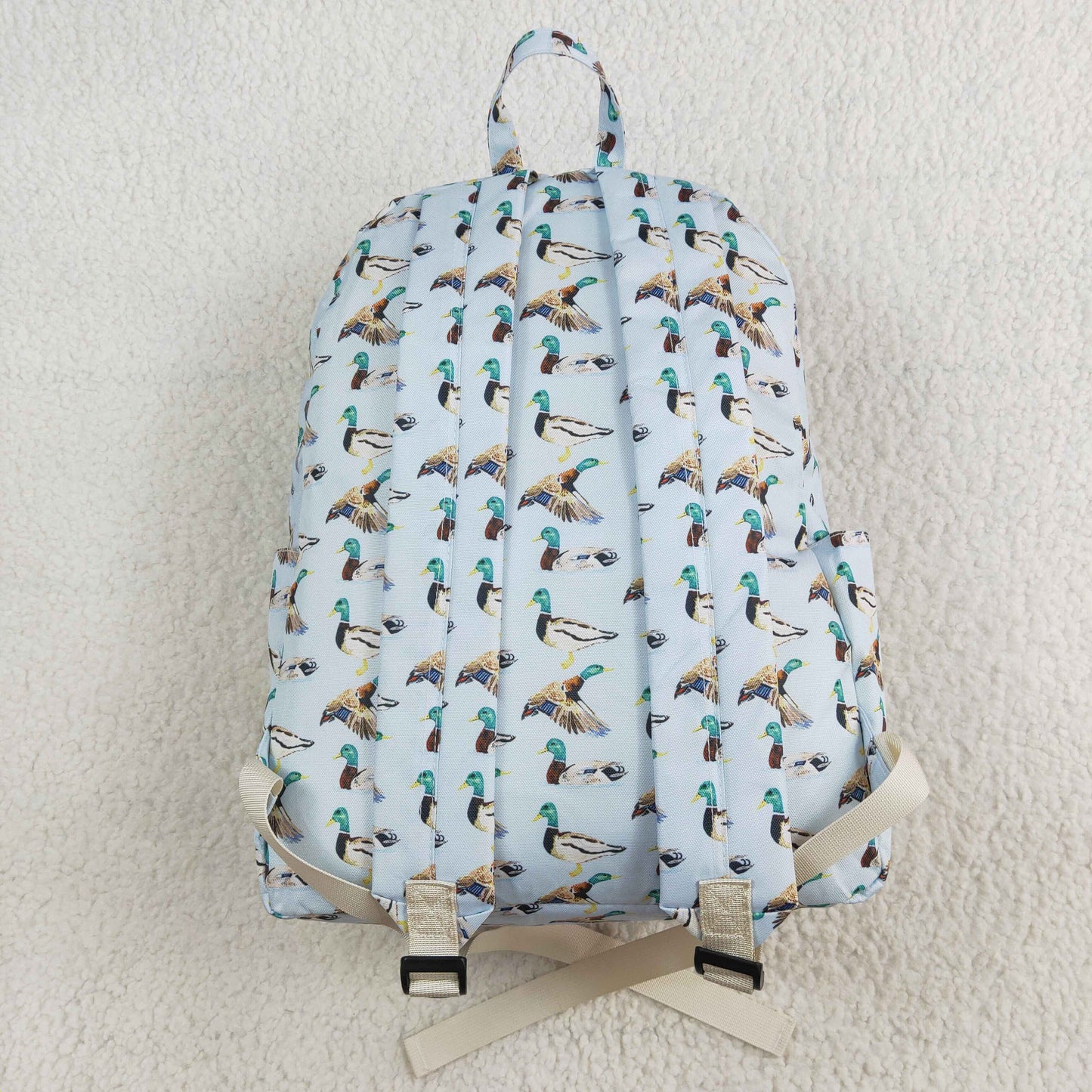 Blue duck Print BACKPACK