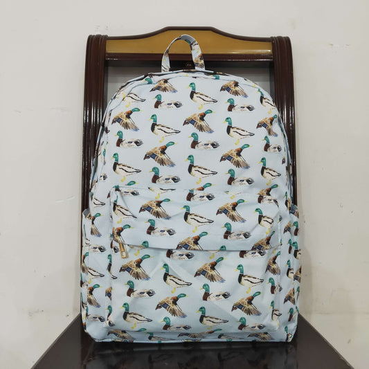 Blue duck Print BACKPACK
