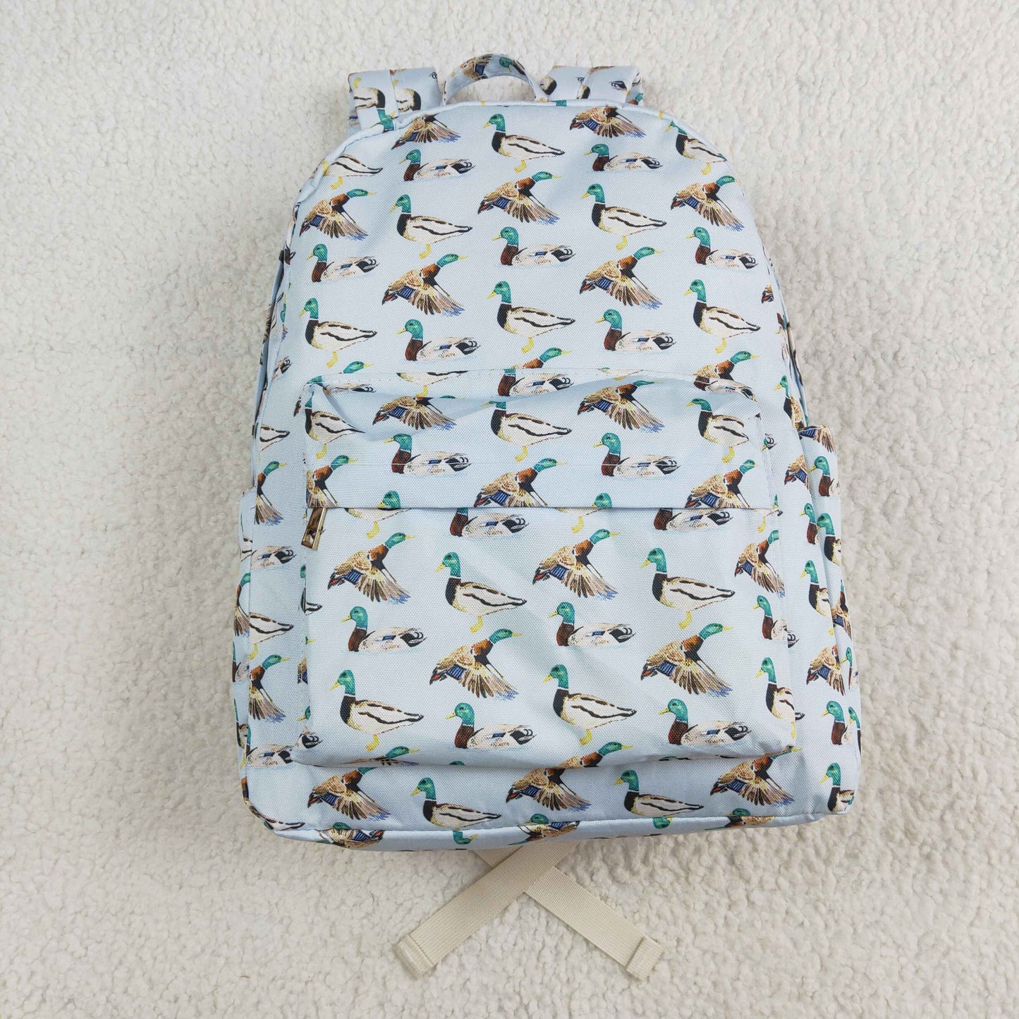 Blue duck Print BACKPACK
