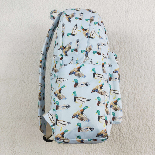 Blue duck Print BACKPACK