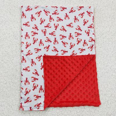 Red lobster kids blanketďźUS warehouse)