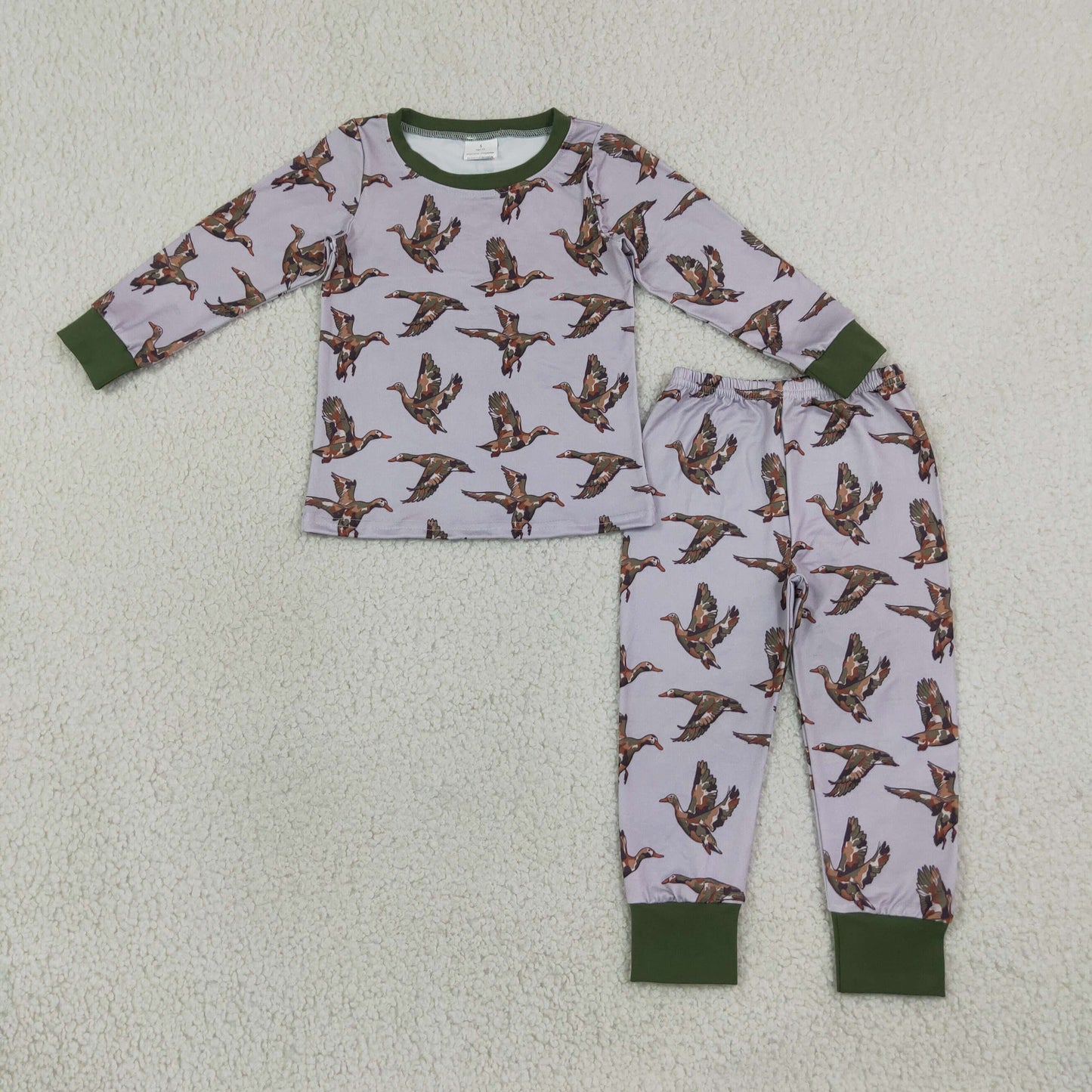 BLP1538 Duck Hunting Camo Boys Pajamas Outfits