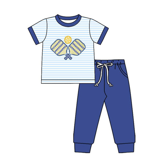 pre -order Stripe short sleeve boy set BSPO0614