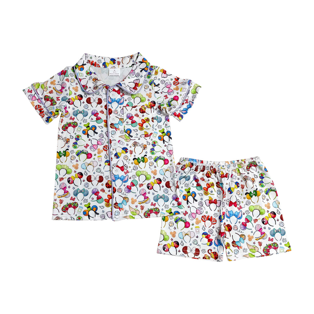 Toddler Girls Button Pajamas BSSO0816