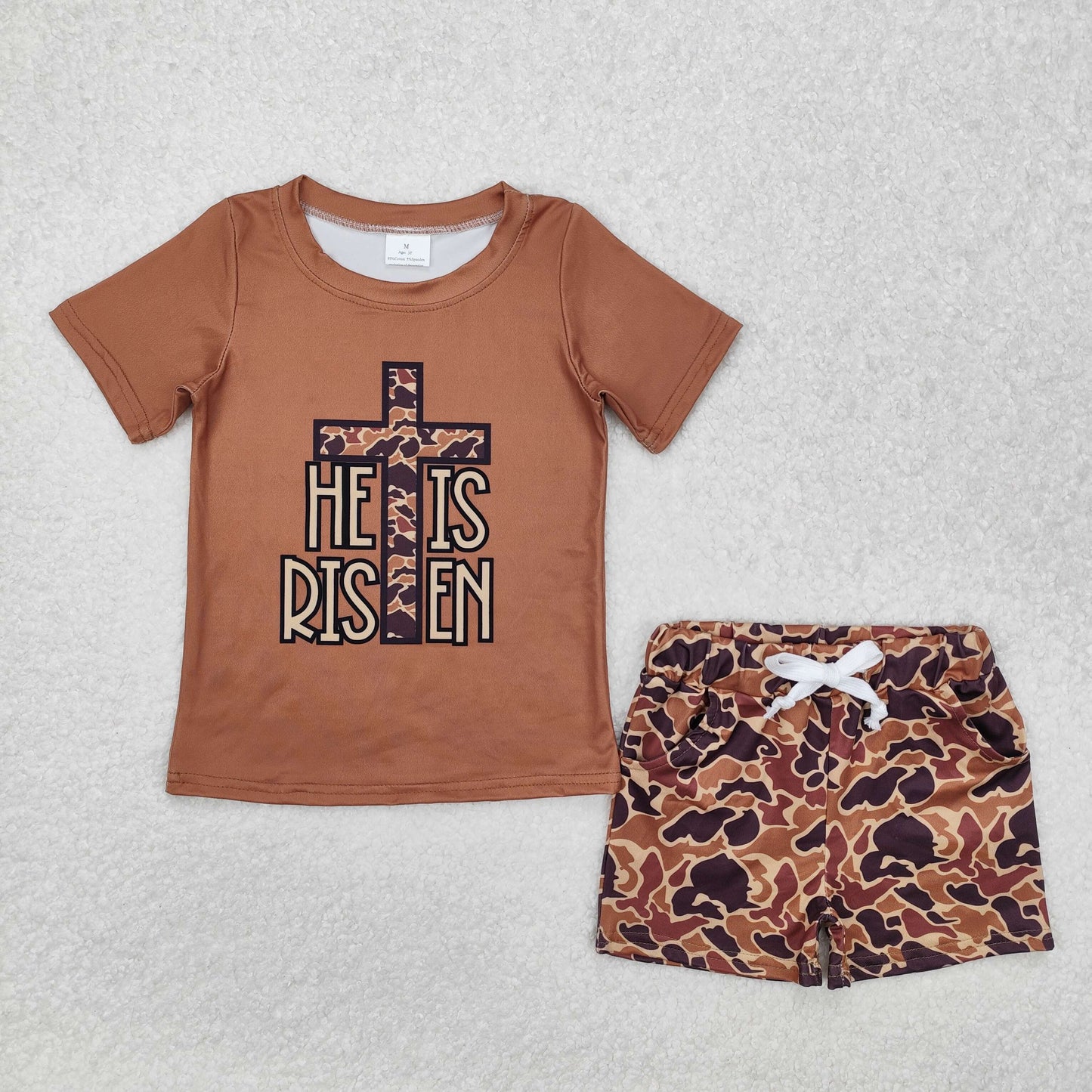 Brown leopard Suit Summer Set