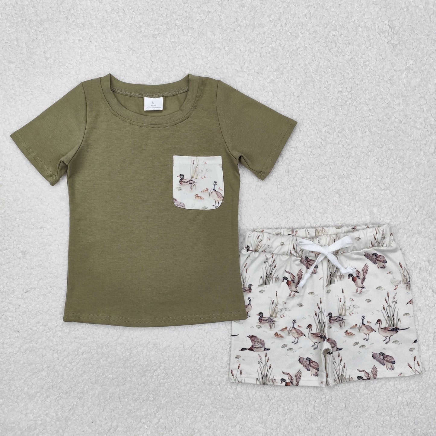 duck pocket Suit Summer Set