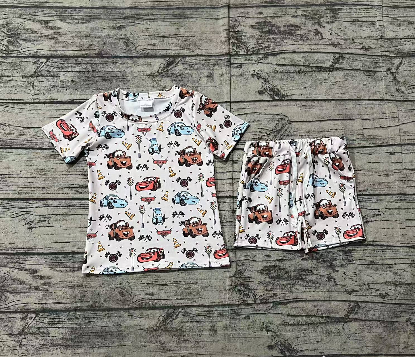 pre -order cars pattern short sleeve BSSO1233
