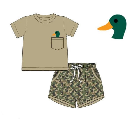 pre -order Camo duck short set BSSO1686
