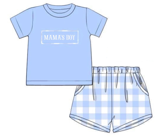 pre -order MAMA'S Boy short set BSSO1691
