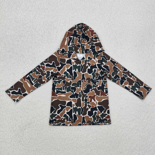 camo print hoodies