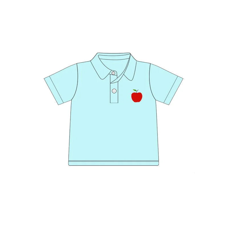pre -order apple pattern print short sleeve BT1183