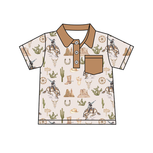 pre -order cowboy print t-shirt BT1196