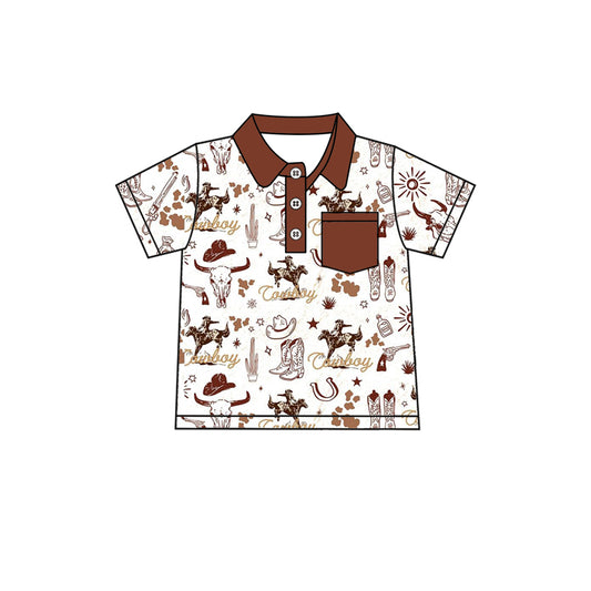 pre -order cowboy print t-shirt BT1197