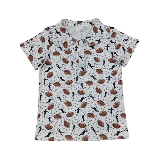 GameDay football with Button short sleeve Shirt BT1324