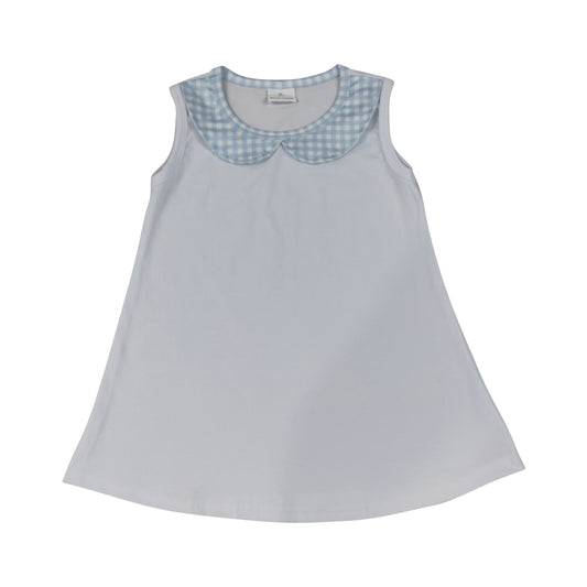 Blue Color Plaid Girls Shirt Top BT1847