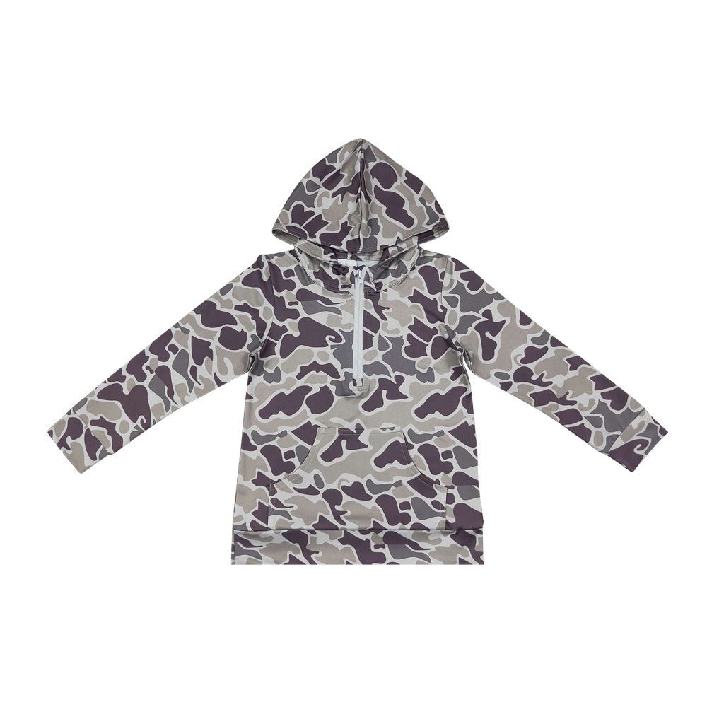 Camo print Long Sleeve Hoodies BT1848