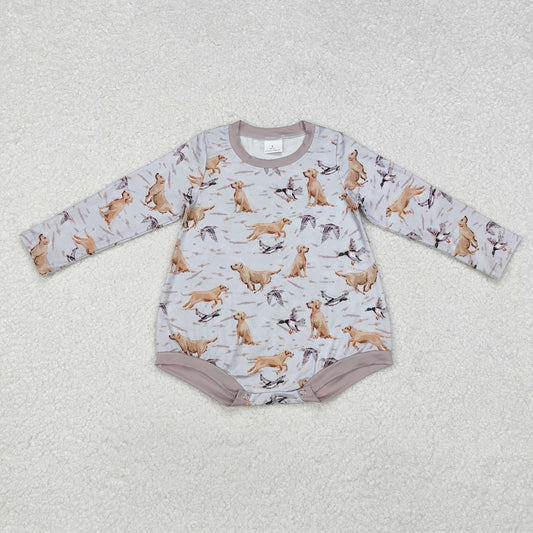 Duck dog Print Romper