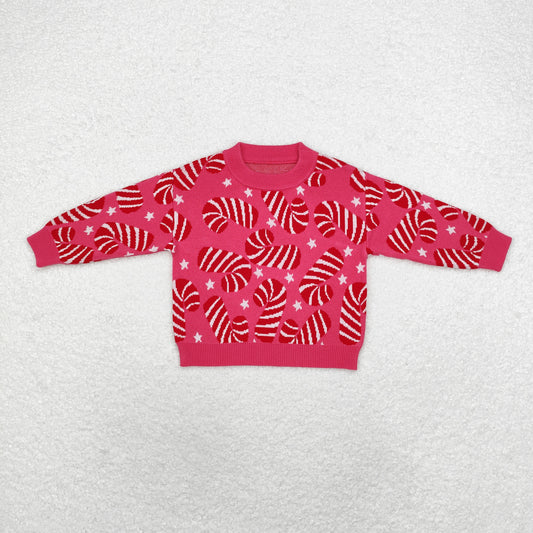 Christmas Red candy Sweater