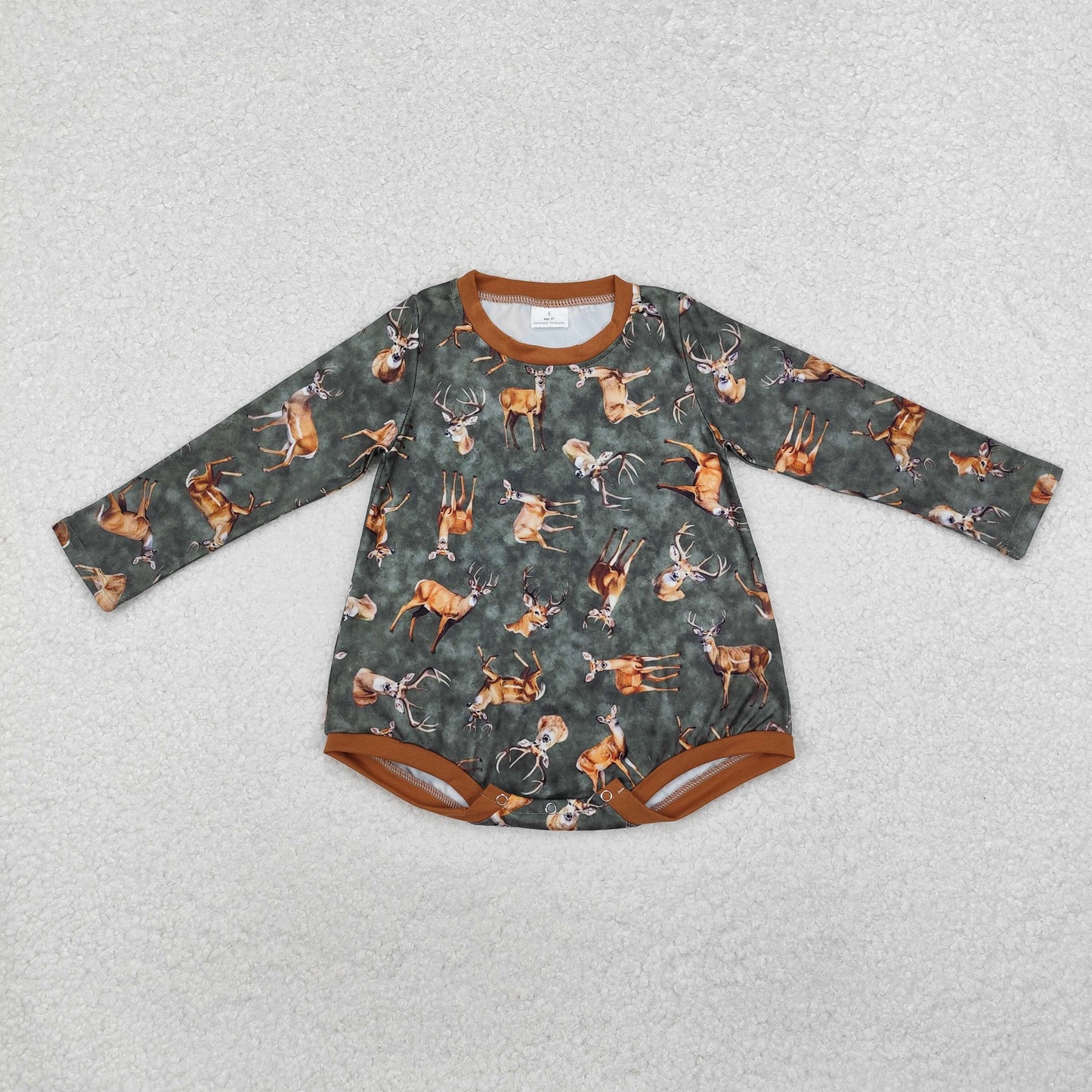 Deer print Baby Romper