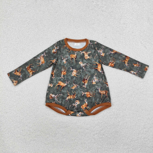 Deer print Baby Romper