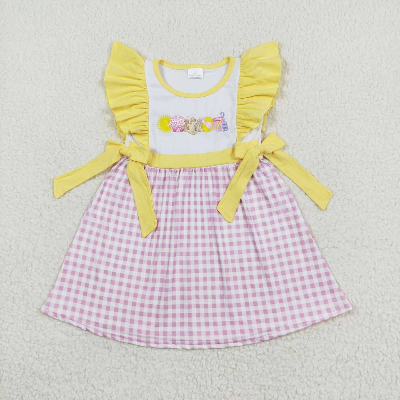 Beach shells print Girls Dress