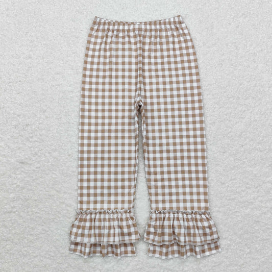Khaki plaid Pants
