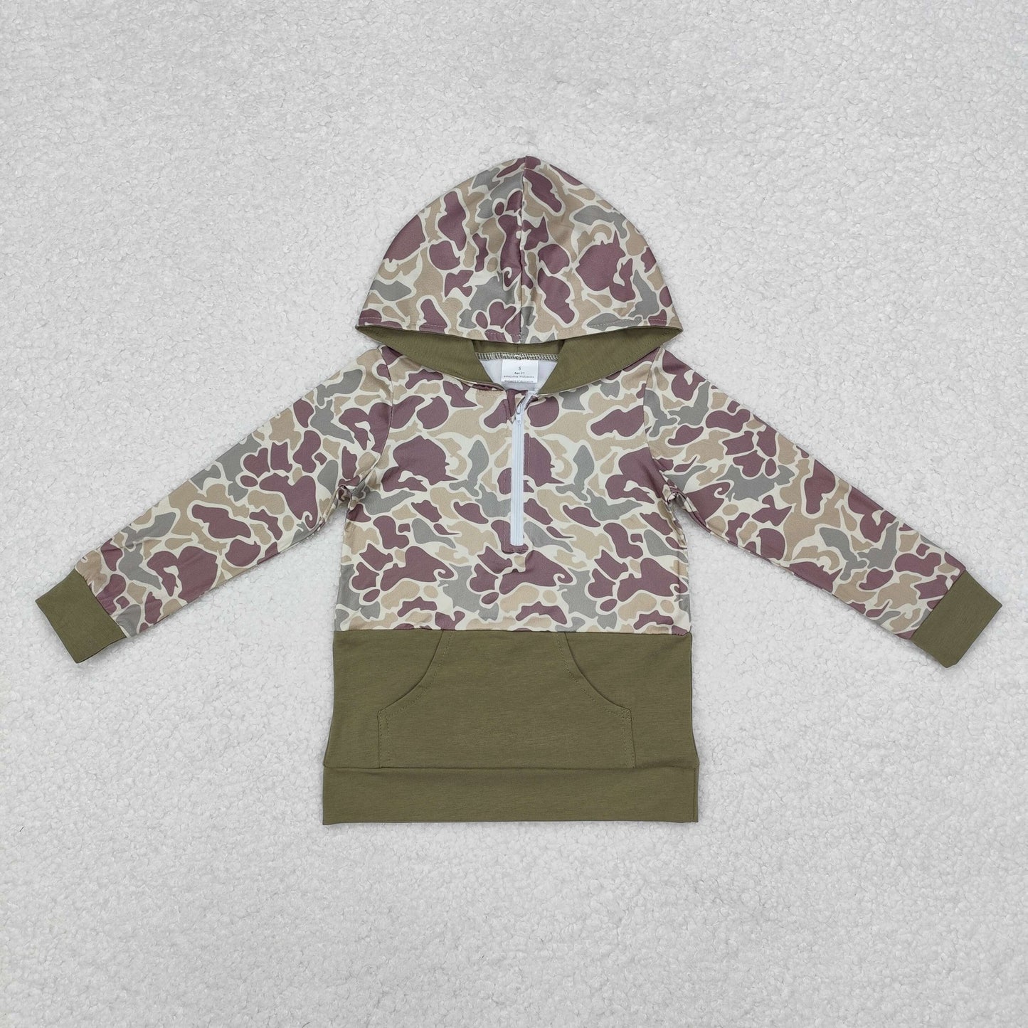 Camo Print hooded