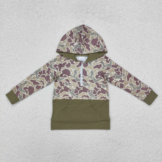 Camo Print hooded