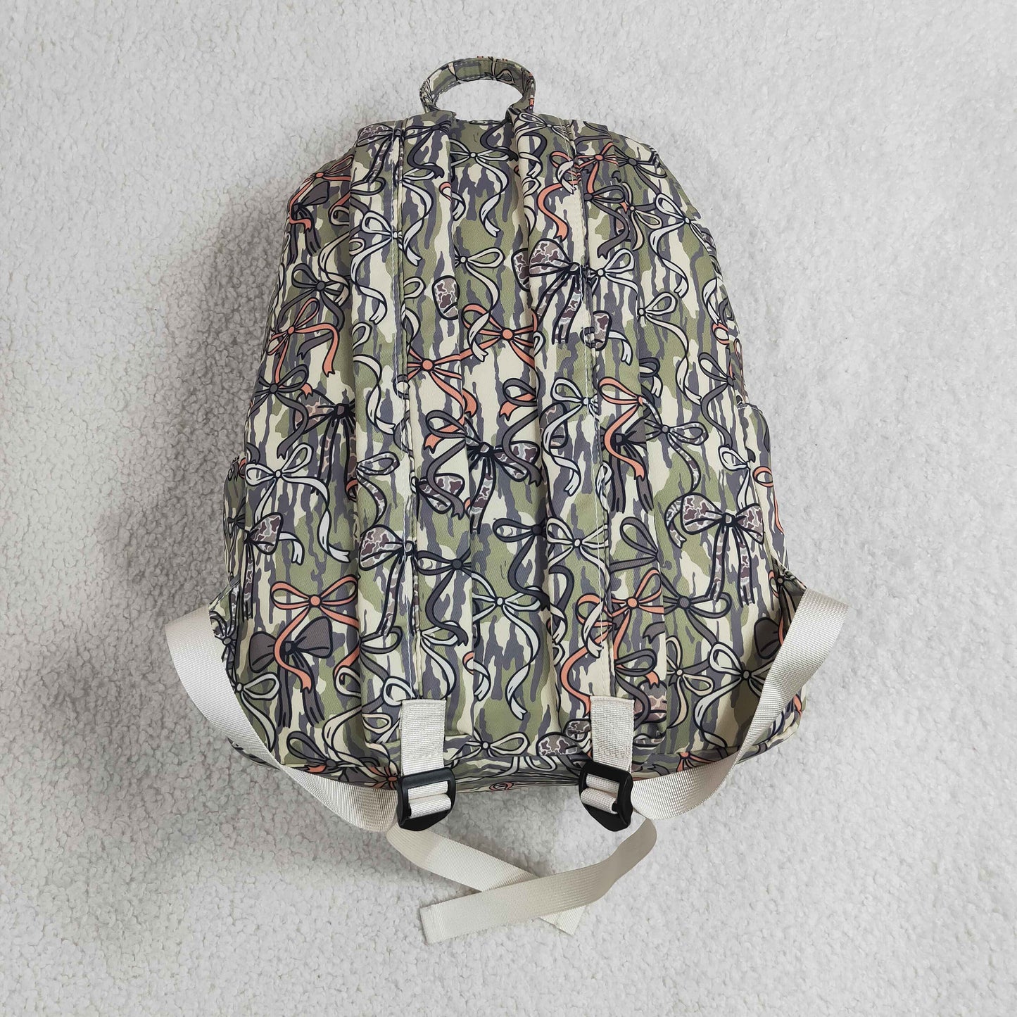 Camo Bow Cartoon BACKPACK BA0394