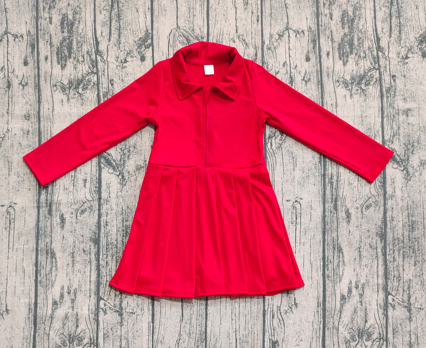 pre -order red print yoga dress GLD1153