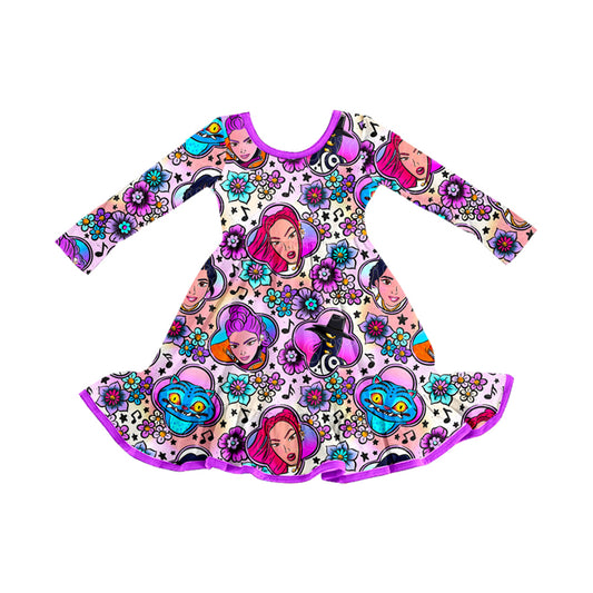 pre -order Cartoon Girls Dress GLD1351