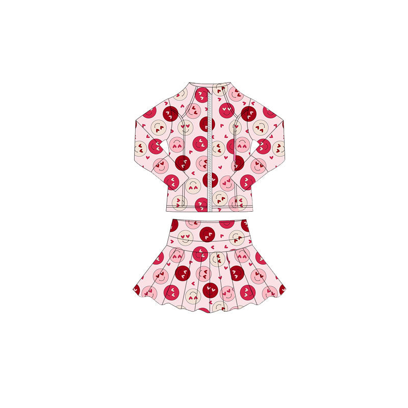 pre -order Athletic SmlieLong Sleeve Skort Set GLD1391