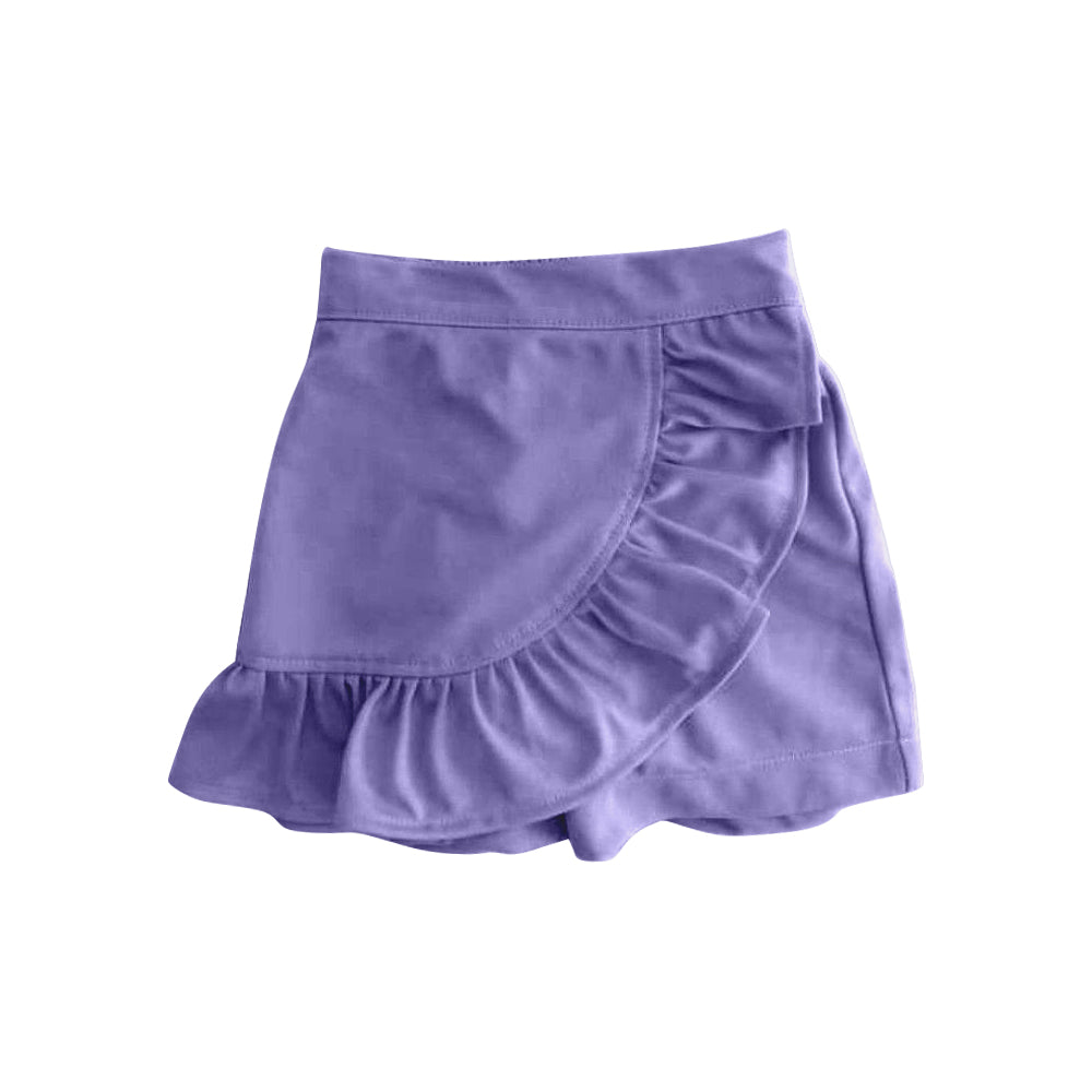 Pre-orde blue purple floral lace SkirtGLK0064