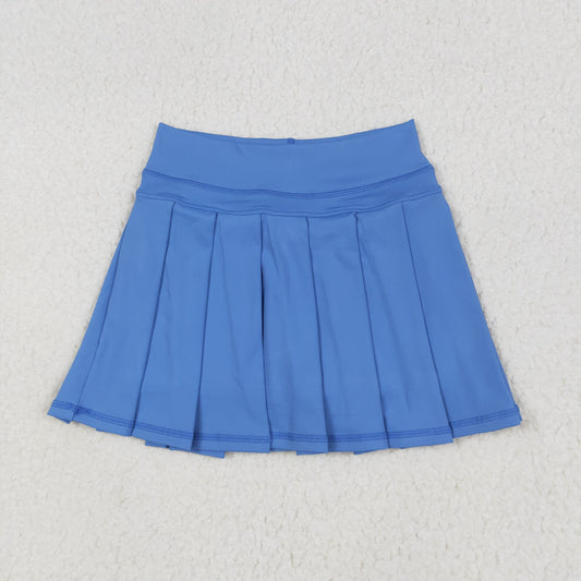 Blue solid Kids yoga Short GLK0084