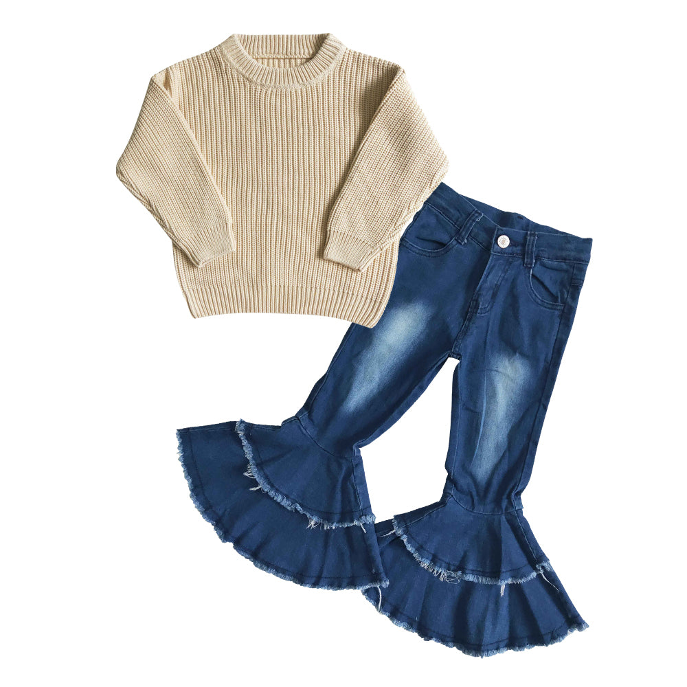ice cream Sweater Blue Bell Pants Jeans