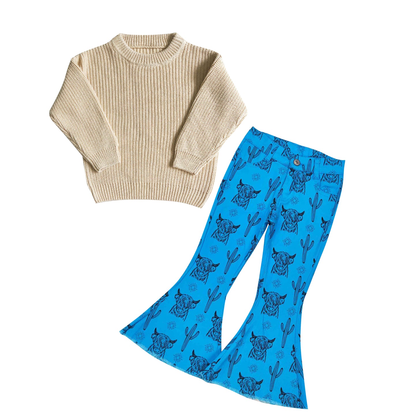 ice cream Sweater CowBell Pants Jeans