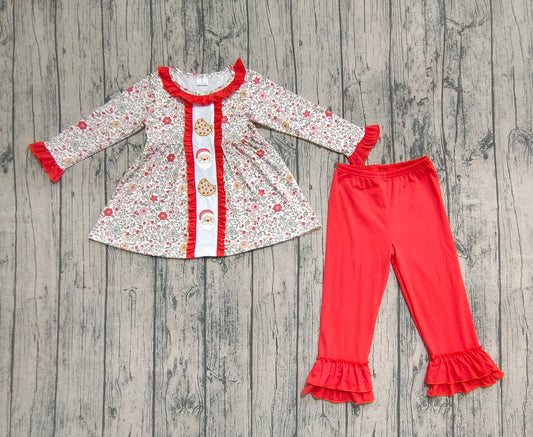 pre -order Christmas Santa embroidery girl setGLP2365