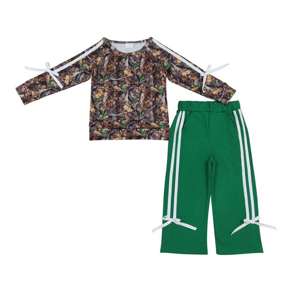 fall Camo Green Long Sleeve set GLP3358