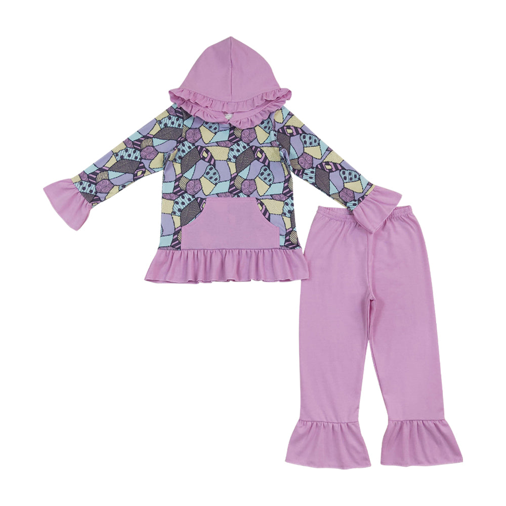 Halloween purple jogger Set GLP3381