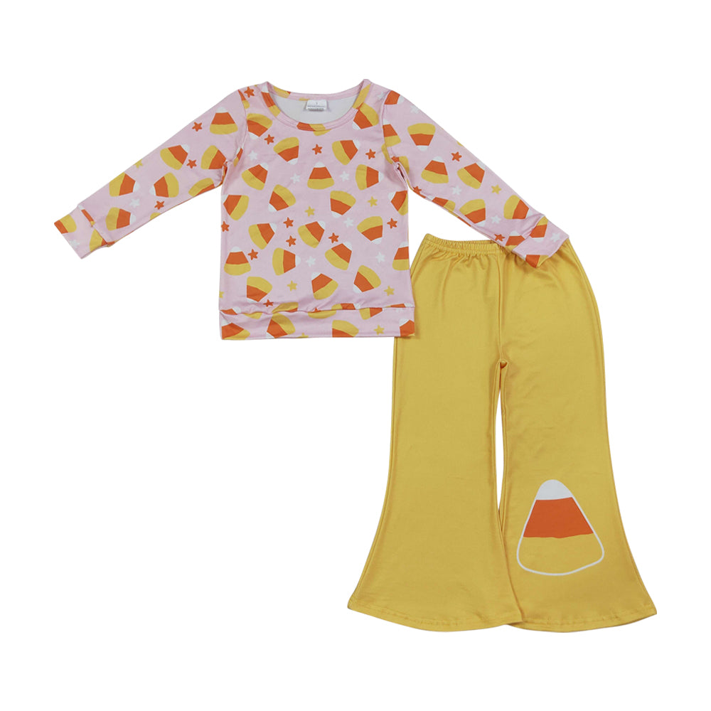 Halloween candy Girls long sleeve set GLP3535