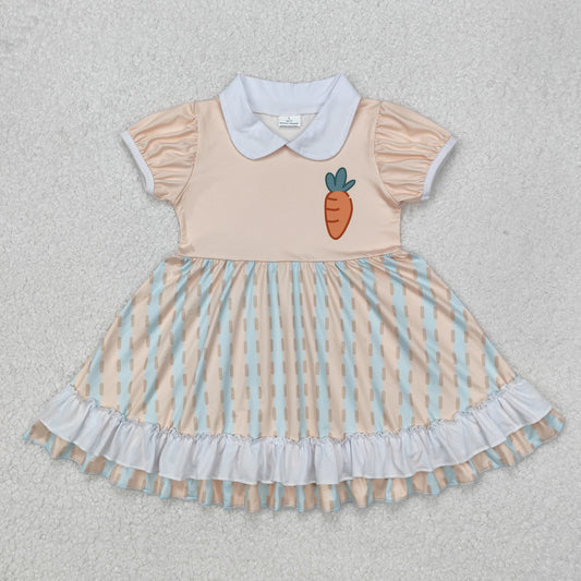 Easter carrot orange Girls dress
