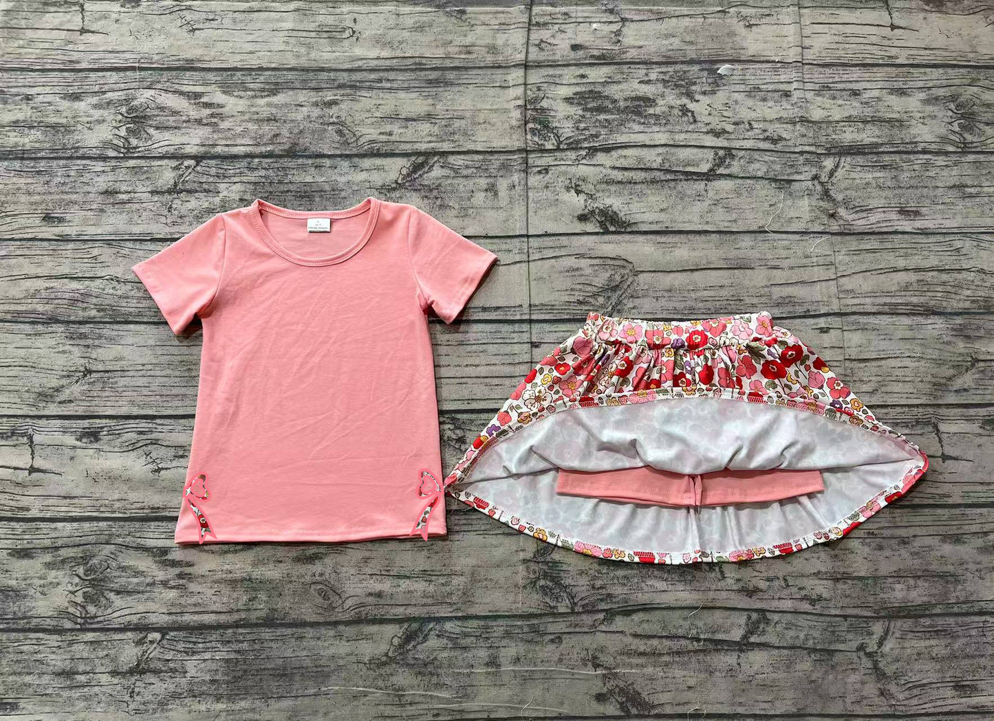 pre -order pink flowers girl setGSD1721