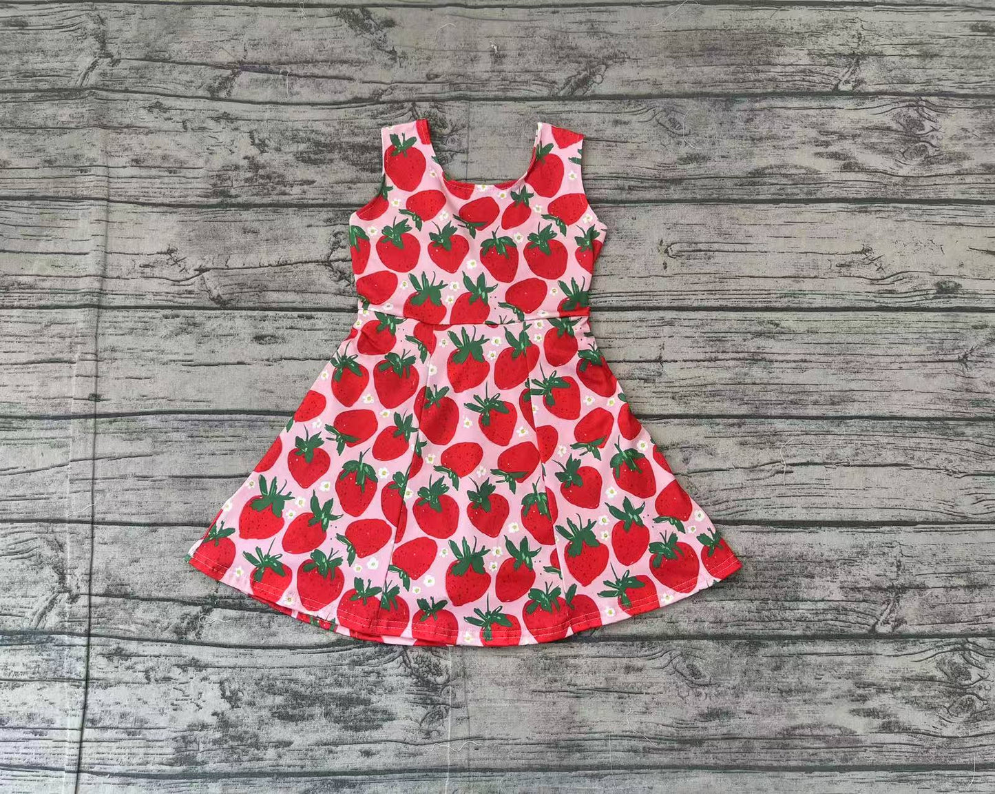 pre -order straeberry Summer girl dress GSD1843