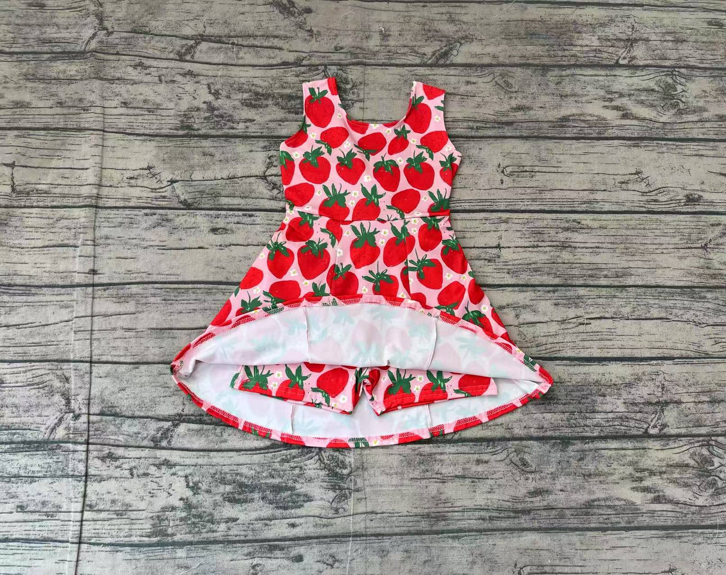 pre -order straeberry Summer girl dress GSD1843