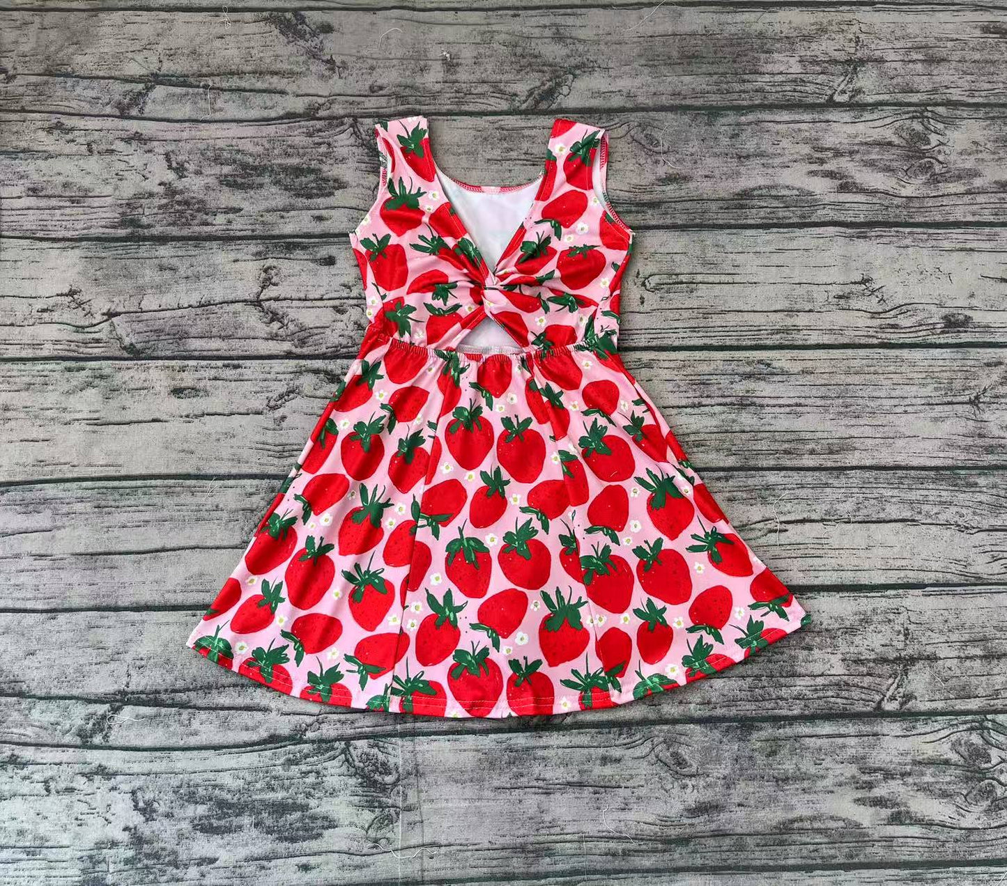 pre -order straeberry Summer girl dress GSD1843