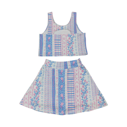 flower Dress Athletic Skort Outfits GSD1995