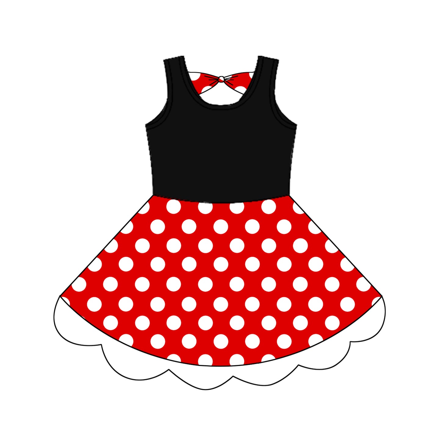 pre -order cartoon print girl dress GSD2037