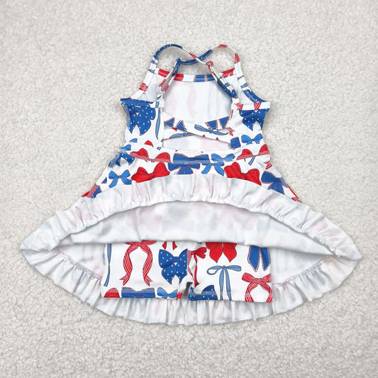 4th of July yoga sleeveless print girl set